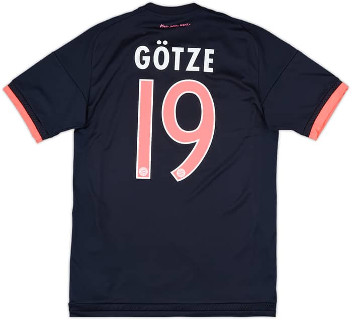 2015-16 Bayern Munich Third Shirt Gotze #19 - 10/10 - (S)