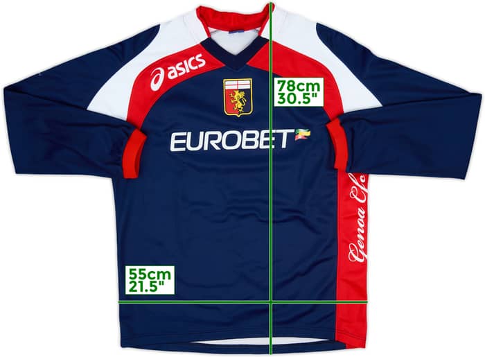 2009-10 Genoa Asics Sweat Top - 7/10 - (L)
