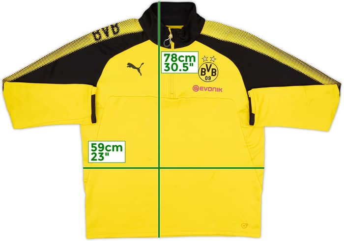 2015-16 Borussia Dortmund Puma 1/4 Zip Drill Top - 5/10 - (XL)
