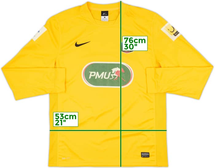 2012-13 Coupe de France GK Shirt #23 - 7/10 - (L)