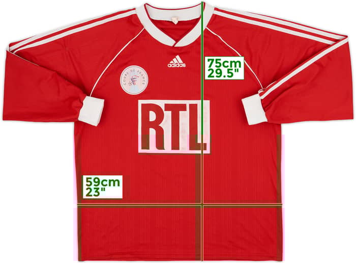 2000s Coupe de France L/S Shirt #9 - 7/10 - (XL)