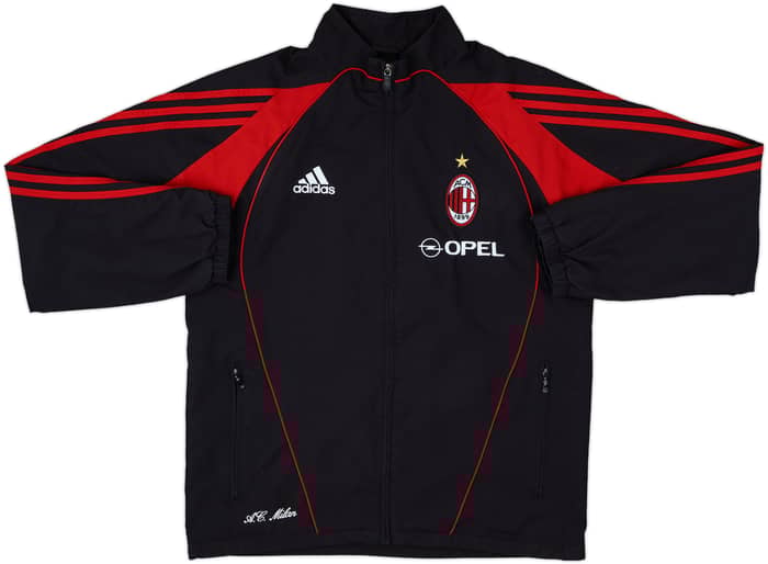 2005-06 AC Milan adidas Track Jacket - 8/10 - (M)