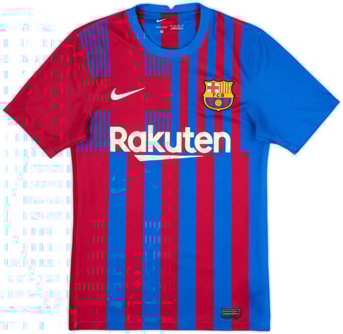 2021-22 Barcelona Home Shirt - 8/10 - (XS)