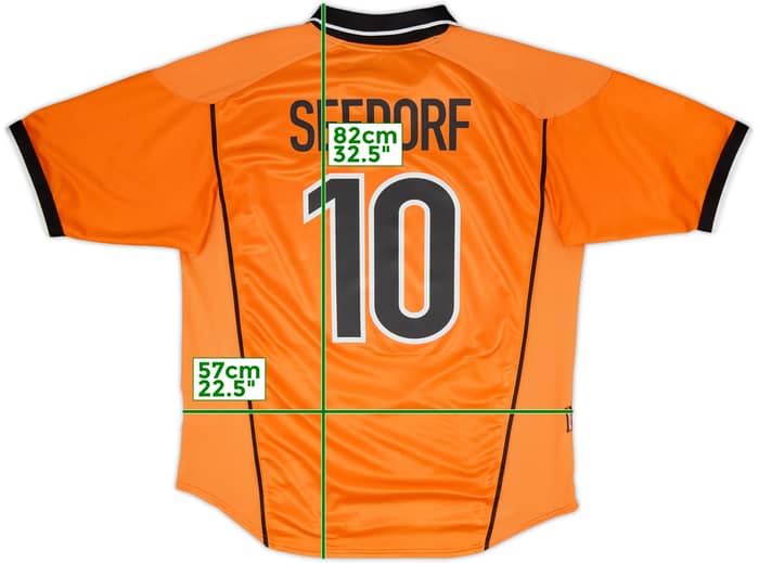 1998-00 Netherlands Home Shirt Seedorf #10 - 8/10 - (XL)
