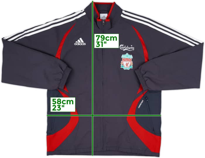 2006-07 Liverpool adidas Track Jacket - 6/10 - (M/L)