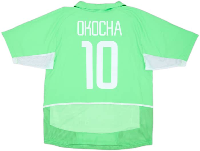 2002-04 Nigeria Player Issue Home Shirt Okocha #10 - 10/10 - (L)
