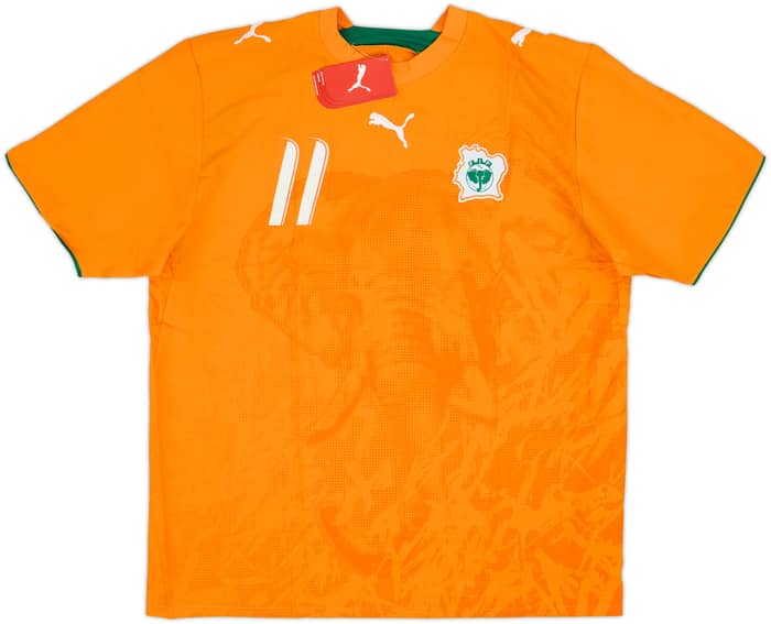 2006-07 Ivory Coast Home Shirt Drogba #11 (XL)