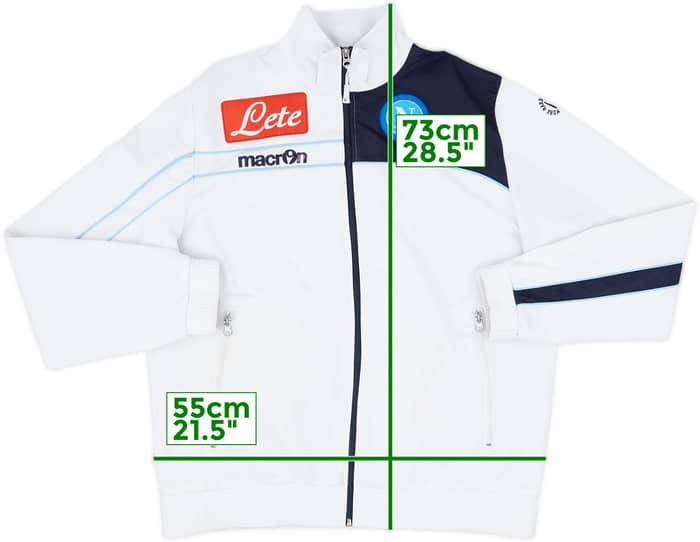 2011-12 Napoli Macron Track Jacket - 6/10 - (L)