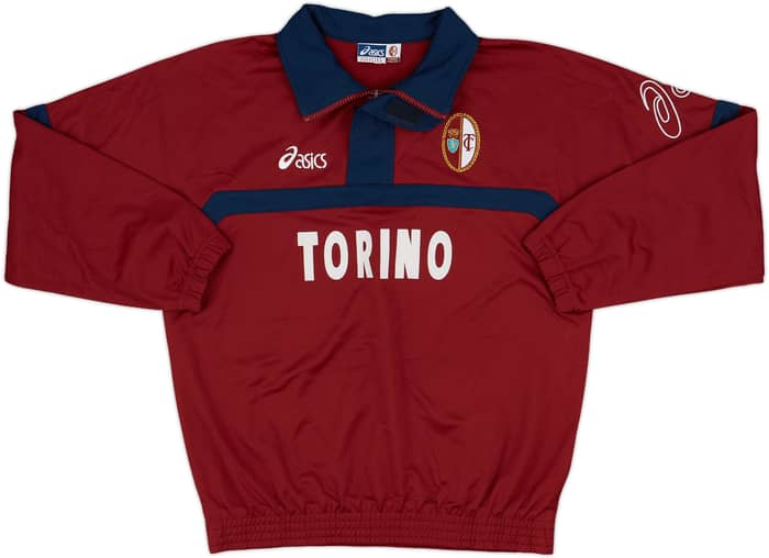 2001-02 Torino Asics 1/4 Zip Training Top - 9/10 - (L.Boys)