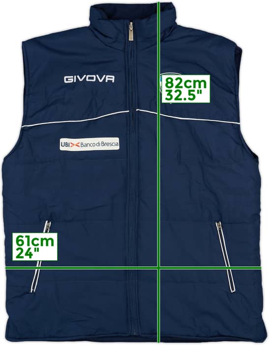 2012-13 Brescia Givova Padded Gilet - 9/10 - (XL)