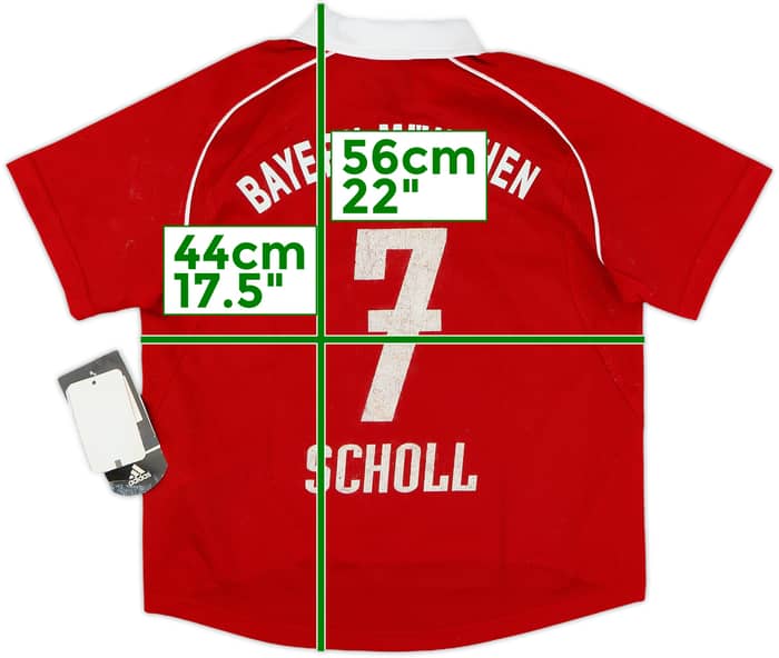 2005-06 Bayern Munich Home Shirt Scholl #7 (XS.Boys)