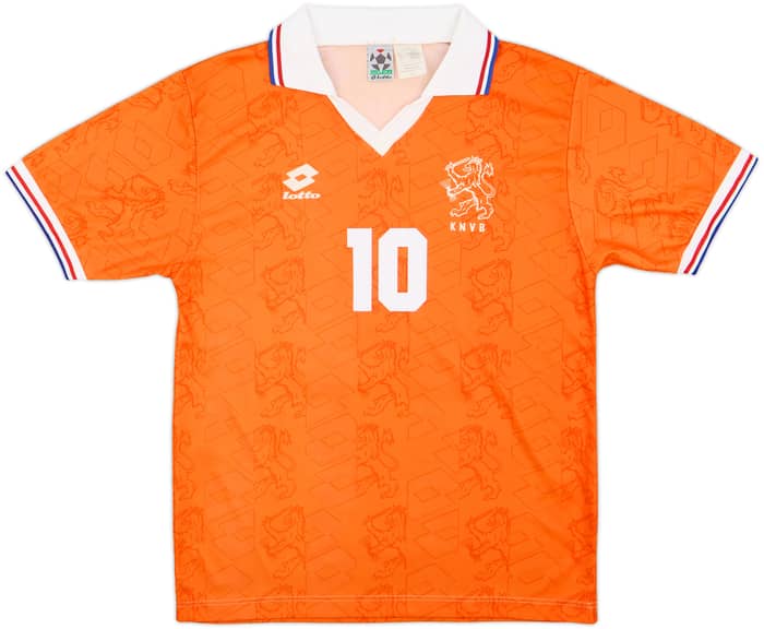 1994 Netherlands Home Shirt Bergkamp #10 - 10/10 - (S)