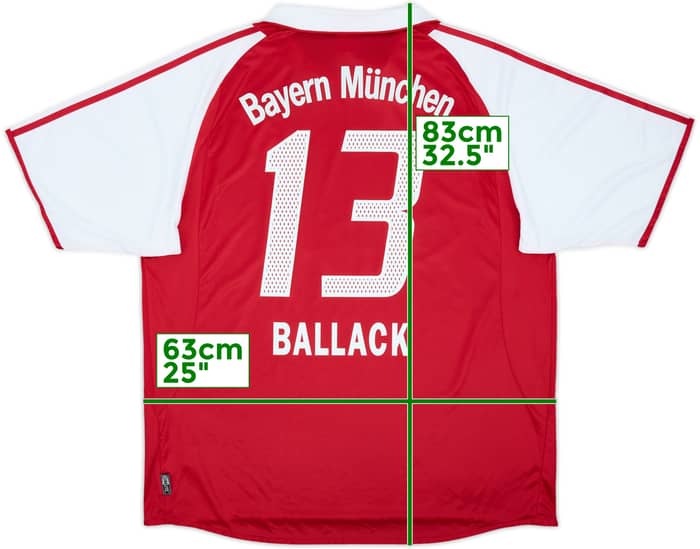 2004-05 Bayern Munich Home Shirt Ballack #13 (XL)