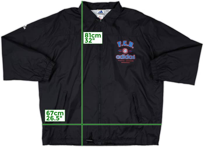 1992-93 Bayern Munich Physical Education Department adidas Bench Coat - 8/10 - (L)