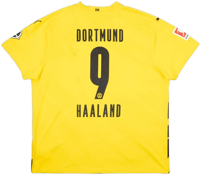 2020-21 Borussia Dortmund Home Shirt Haaland #9 - 6/10 - (3XL)