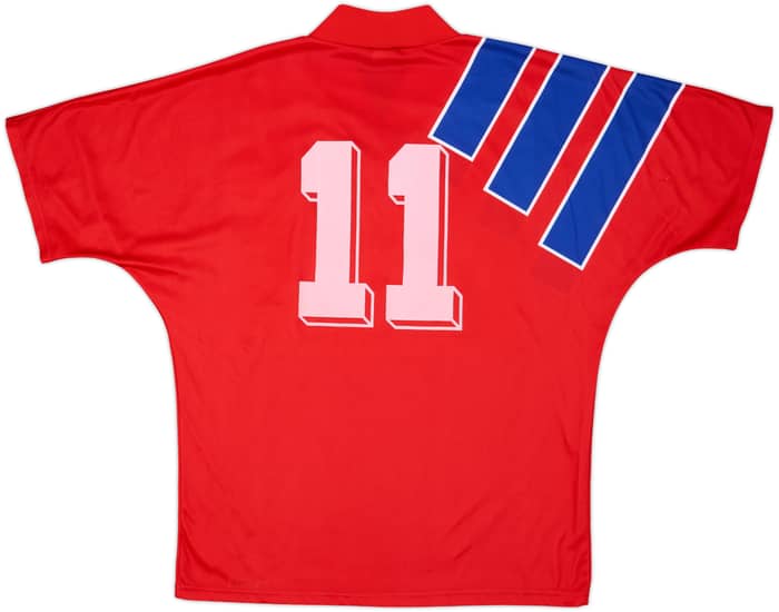 1991-93 Bayern Munich Home Shirt #11 - 8/10 - (L)