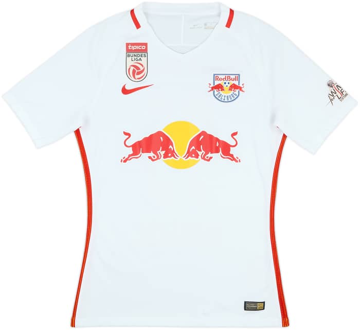 2016-17 Red Bull Salzburg Match Issue Home Shirt Bernardo #95
