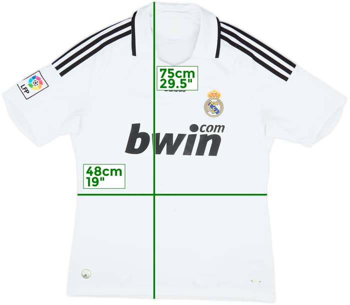 2008-09 Real Madrid Home Shirt - 5/10 - (M)