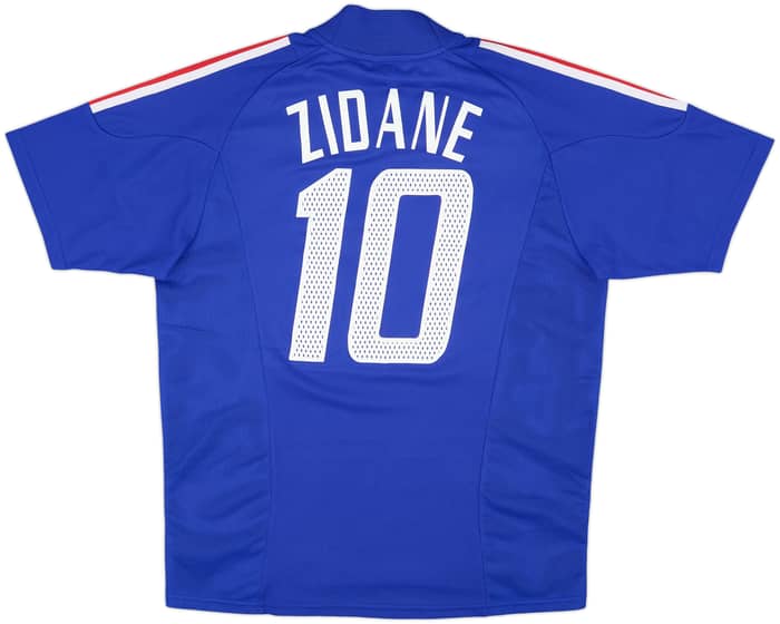 2002-04 France Home Shirt Zidane #10 - 8/10 - (M)