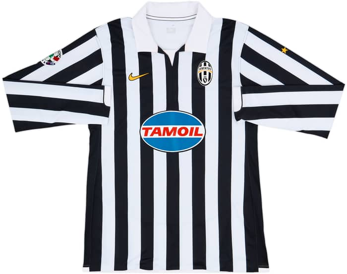 2006-07 Juventus Player Issue Home L/S Shirt Del Piero #10 - 7/10 - (L)