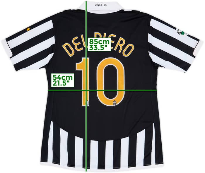 2006-07 Juventus Player Issue Home Shirt Del Piero #10 - 9/10 - (XL)