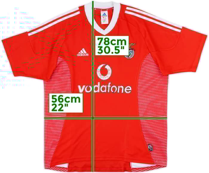 2002-03 Benfica Home Shirt - 5/10 - (L)