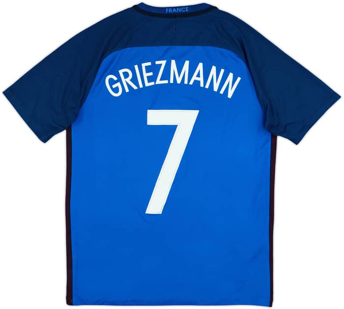 2016-17 France Home Shirt Griezmann #7 - 7/10 - (S)