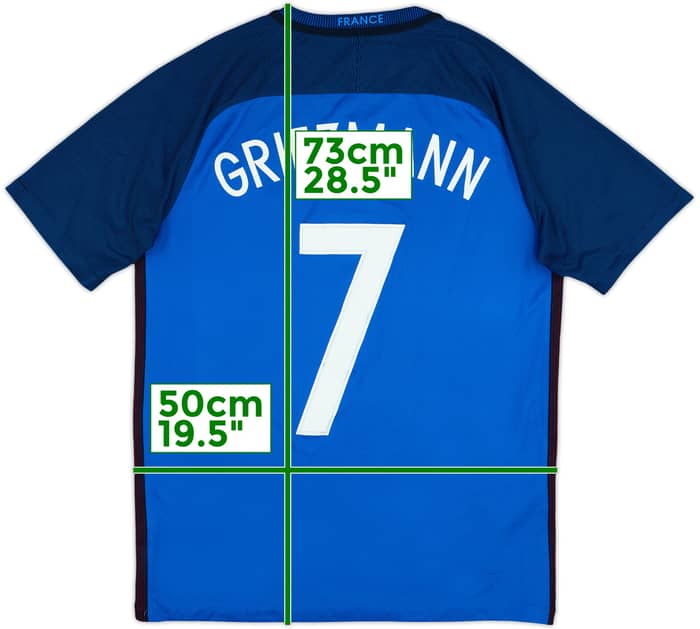 2016-17 France Home Shirt Griezmann #7 - 7/10 - (S)