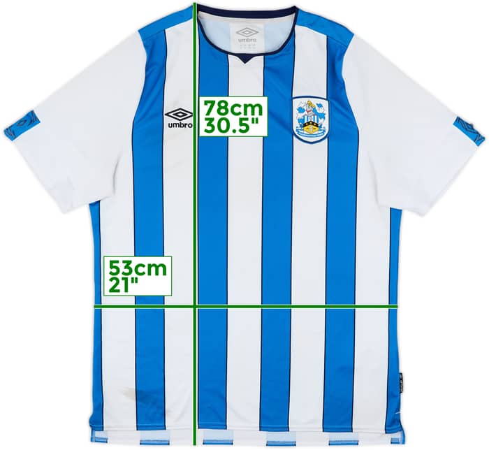 2019-20 Huddersfield Home Shirt - 4/10 - (XL)