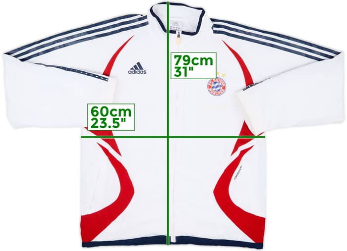 2006-07 Bayern Munich adidas Chaqueta de chándal - 5/10 - (L)