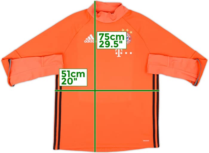 2016-17 Bayern Munich adidas Drill Top - 7/10 - (S)