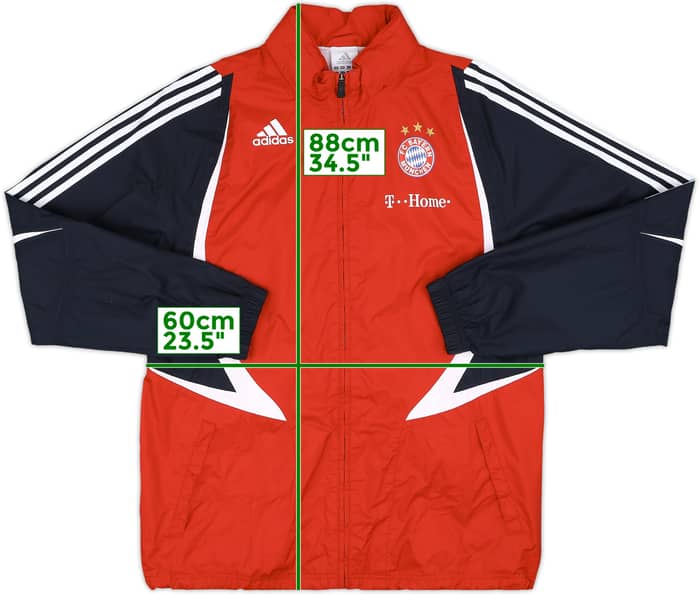 2007-08 Bayern Munich adidas Hooded Rain Jacket - 5/10 - (L)