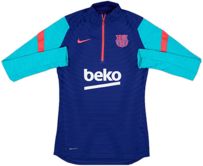 2020-21 Barcelona Nike Vaporknit 1/4 Zip Drill Top - 8/10 - (XS)