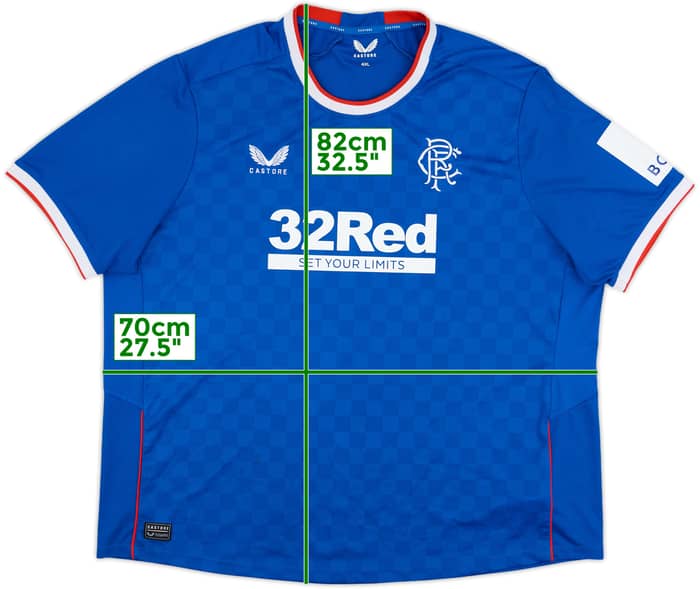 2022-23 Rangers Home Shirt - 9/10 - (4XL)