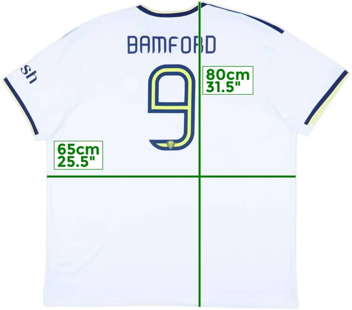 2022-23 Leeds United Home Shirt Bamford #9 - 9/10 - (3XL)
