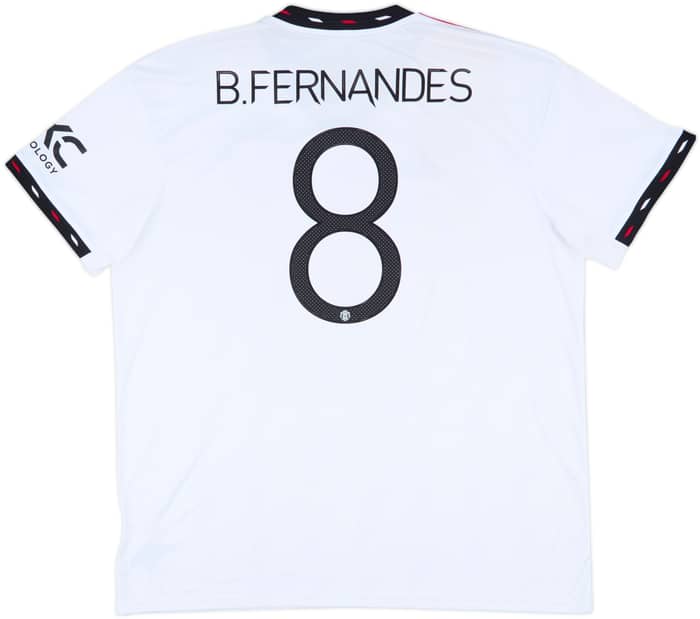 2022-23 Manchester United Away Shirt B.Fernandes #8 - 10/10 - (XXL)