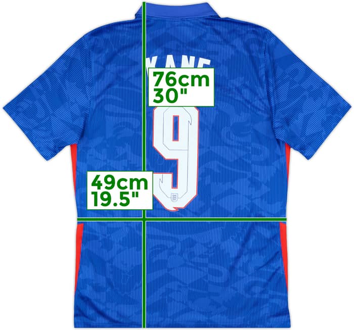 2020-21 England Away Shirt Kane #9 - 9/10 - (M)