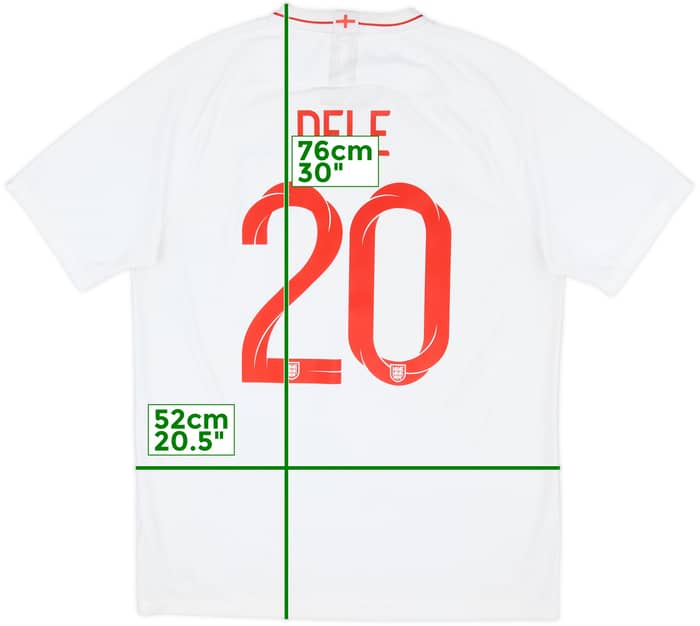 2018-19 England Home Shirt Dele #20 - 5/10 - (L)
