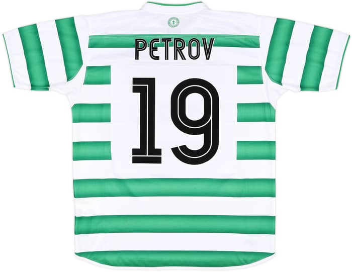 2003-04 Celtic Home Shirt Petrov #19 - 7/10 - (L)