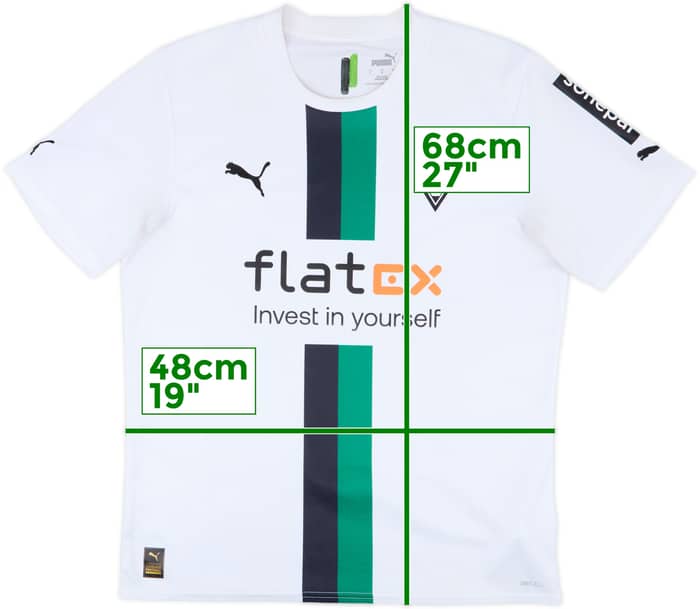 2022-23 Borussia Monchengladbach Home Shirt - 8/10 - (L)