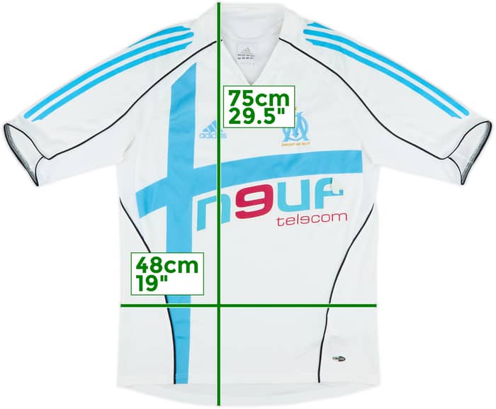 2005-06 Olympique Marseille Home Shirt - 5/10 - (S)