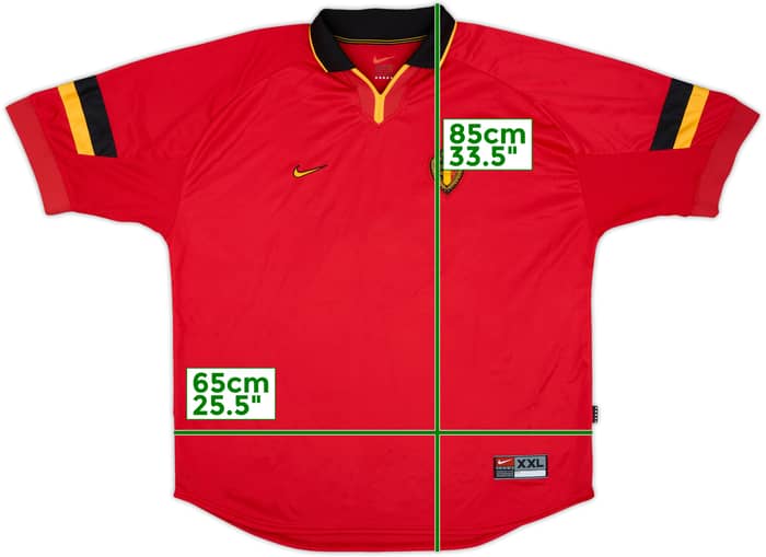 1999-00 Belgium Home Shirt - 9/10 - (XXL)