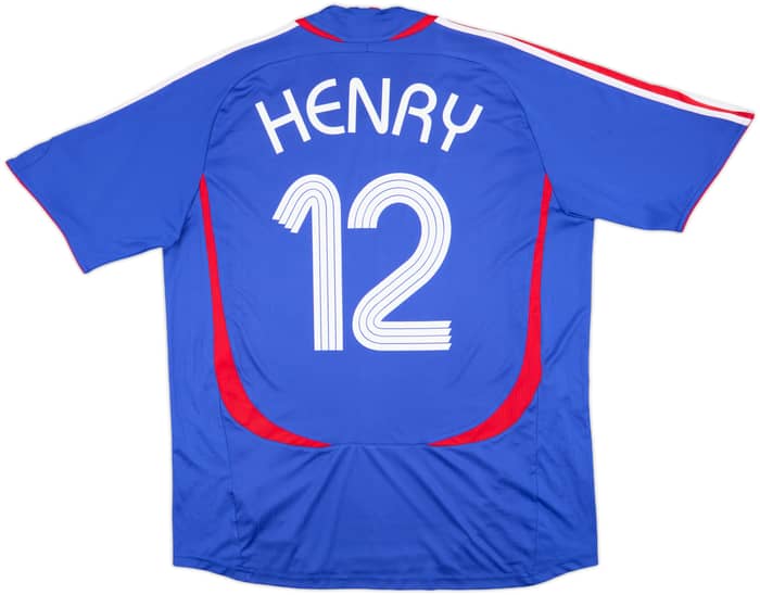 2006-07 France Home Shirt Henry #12 - 6/10 - (XL)