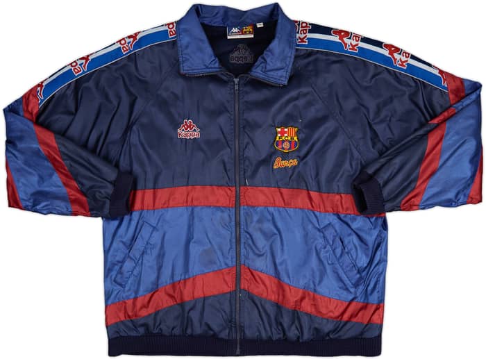 1995-97 Barcelona Kappa Track Jacket - 6/10 - (XL)