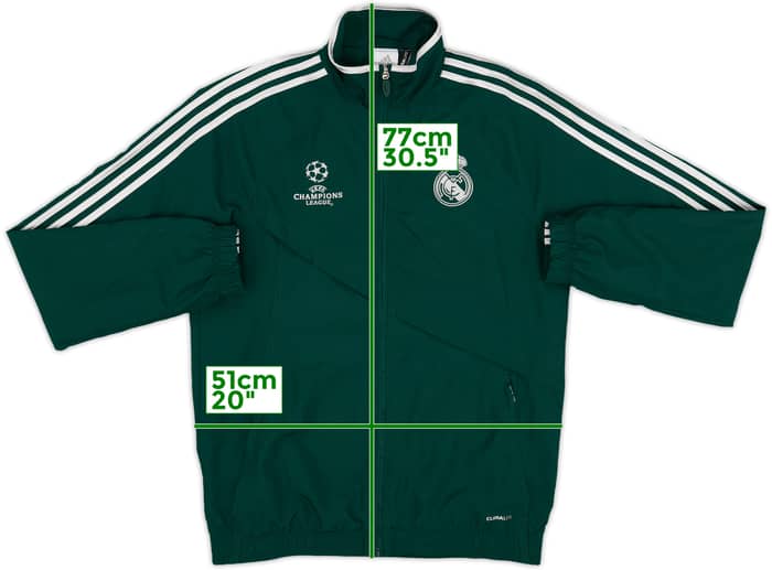 2012-13 Real Madrid Cl adidas Track Jacket - 8/10 - (S)