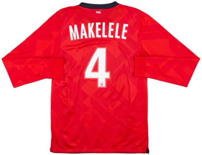 2010-12 Paris Saint-Germain '40 ANS' Player Issue Home/Third L/S Shirt Makelele #4 - 8/10 - (M)