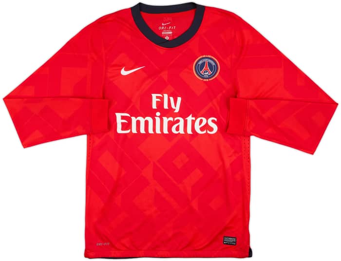 2010-12 Paris Saint-Germain '40 ANS' Player Issue Home/Third L/S Shirt Makelele #4 - 8/10 - (M)