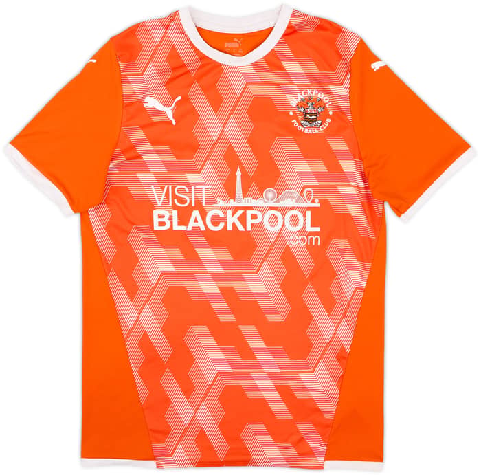 Camiseta de local juvenil versión de juego del Blackpool 2021-22 #5