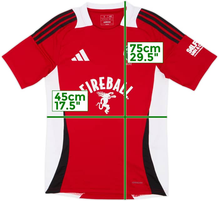 Camiseta de local del Salford City 2024-25 - 9/10 - (S)