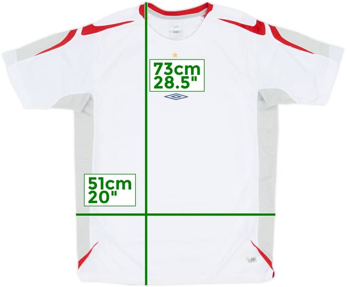 2007-09 England Umbro Training Shirt - 10/10 - (M)